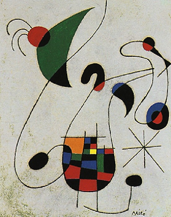 Joan Miro Chanteuse Melancolique (Melancholic Singer)